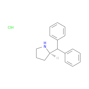 C1CN[C@H](C1)C(c1ccccc1)c1ccccc1.Cl
