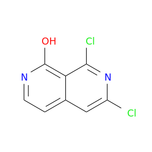 Clc1cc2ccnc(c2c(n1)Cl)O