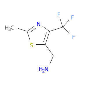 NCc1sc(nc1C(F)(F)F)C