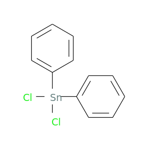 Cl[Sn](c1ccccc1)(c1ccccc1)Cl