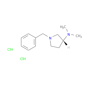 CN([C@@H]1CCN(C1)Cc1ccccc1)C.Cl.Cl
