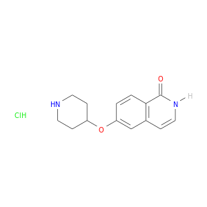 O=c1[nH]ccc2c1ccc(c2)OC1CCNCC1.Cl