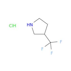 FC(C1CNCC1)(F)F.Cl