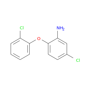 Clc1ccc(c(c1)N)Oc1ccccc1Cl