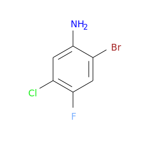 Brc1cc(F)c(cc1N)Cl