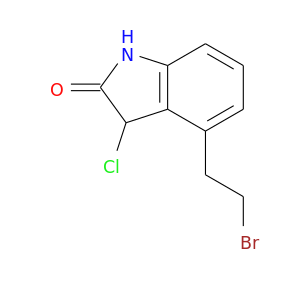 BrCCc1cccc2c1C(Cl)C(=O)N2