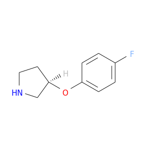 Fc1ccc(cc1)O[C@H]1CNCC1