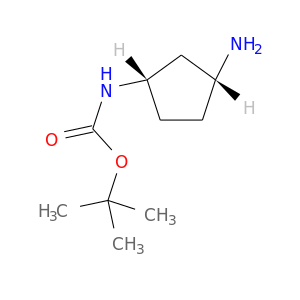 N[C@@H]1CC[C@@H](C1)NC(=O)OC(C)(C)C