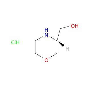OC[C@@H]1COCCN1.Cl