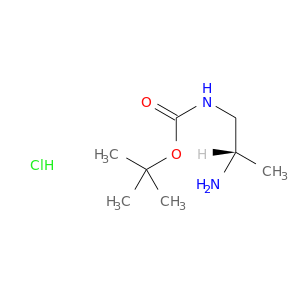 C[C@@H](CNC(=O)OC(C)(C)C)N.Cl