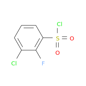Clc1cccc(c1F)S(=O)(=O)Cl