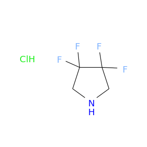 FC1(F)CNCC1(F)F.Cl