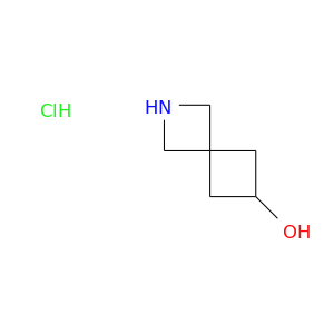 OC1CC2(C1)CNC2.Cl