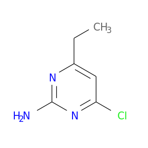 CCc1cc(Cl)nc(n1)N