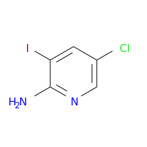 Clc1cnc(c(c1)I)N