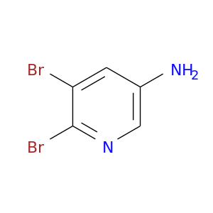 Nc1cnc(c(c1)Br)Br
