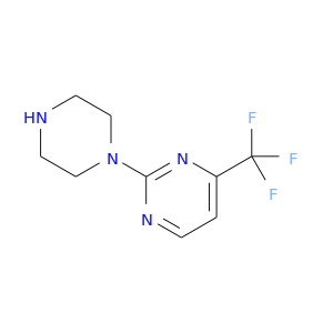 FC(c1ccnc(n1)N1CCNCC1)(F)F