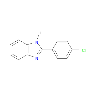 Clc1ccc(cc1)c1nc2c([nH]1)cccc2