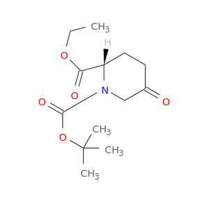 CCOC(=O)[C@@H]1CCC(=O)CN1C(=O)OC(C)(C)C