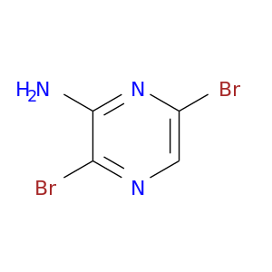 Brc1cnc(c(n1)N)Br