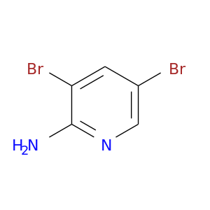 Brc1cnc(c(c1)Br)N