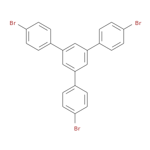 Brc1ccc(cc1)c1cc(cc(c1)c1ccc(cc1)Br)c1ccc(cc1)Br