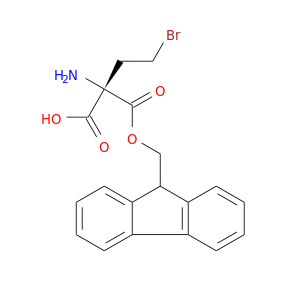 BrCC[C@@H](C(=O)O)NC(=O)OCC1c2ccccc2c2c1cccc2