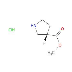 COC(=O)[C@@H]1CNCC1.Cl