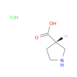 OC(=O)[C@@H]1CNCC1.Cl