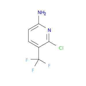 FC(c1ccc(nc1Cl)N)(F)F