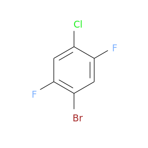 Fc1cc(Br)c(cc1Cl)F
