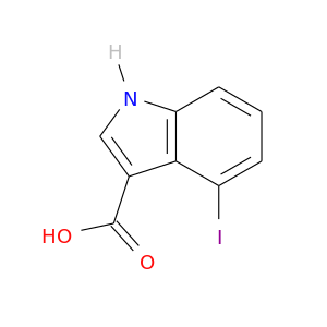 OC(=O)c1c[nH]c2c1c(I)ccc2