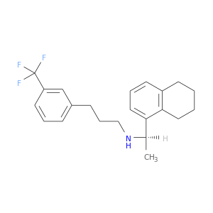 C[C@H](c1cccc2c1CCCC2)NCCCc1cccc(c1)C(F)(F)F