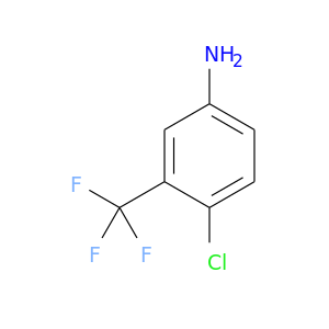 Nc1ccc(c(c1)C(F)(F)F)Cl