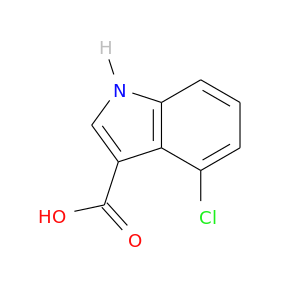 OC(=O)c1c[nH]c2c1c(Cl)ccc2