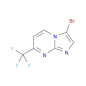 Brc1cnc2n1ccc(n2)C(F)(F)F