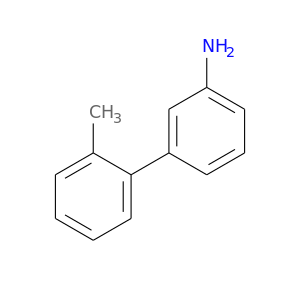 Nc1cccc(c1)c1ccccc1C