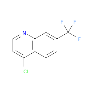 Clc1ccnc2c1ccc(c2)C(F)(F)F