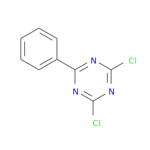 Clc1nc(Cl)nc(n1)c1ccccc1
