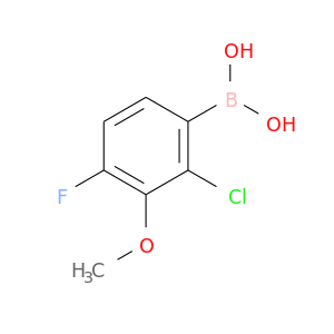 COc1c(F)ccc(c1Cl)B(O)O