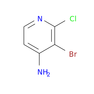 Nc1ccnc(c1Br)Cl