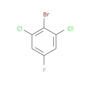 Fc1cc(Cl)c(c(c1)Cl)Br