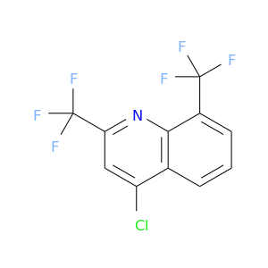 Clc1cc(nc2c1cccc2C(F)(F)F)C(F)(F)F