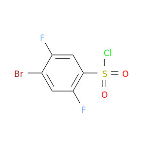 Fc1cc(c(cc1Br)F)S(=O)(=O)Cl