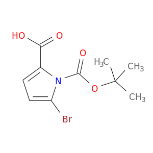 O=C(n1c(Br)ccc1C(=O)O)OC(C)(C)C