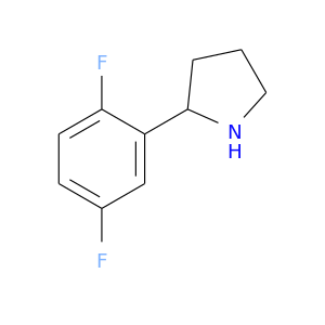 Fc1ccc(c(c1)C1CCCN1)F