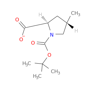 C[C@@H]1CN([C@H](C1)C(=O)[O-])C(=O)OC(C)(C)C