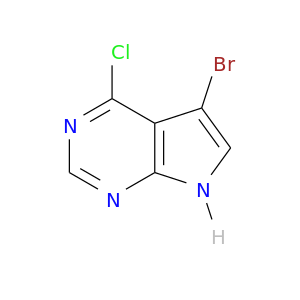 Brc1c[nH]c2c1c(Cl)ncn2