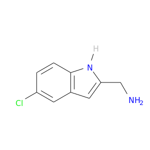NCc1cc2c([nH]1)ccc(c2)Cl