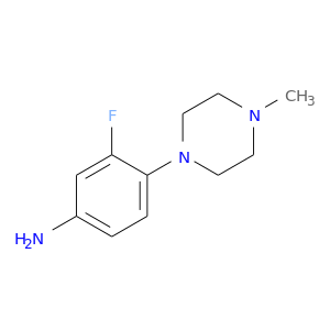 CN1CCN(CC1)c1ccc(cc1F)N